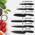 Royal Knife Set of 6pcs SS Black